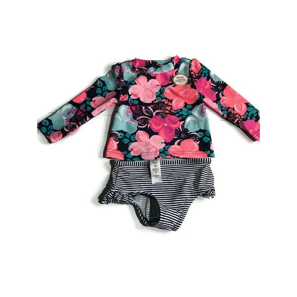 Just One You Carters' Neon Flowers 2pc Set 9Mos